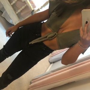 Urban outfitters tie top